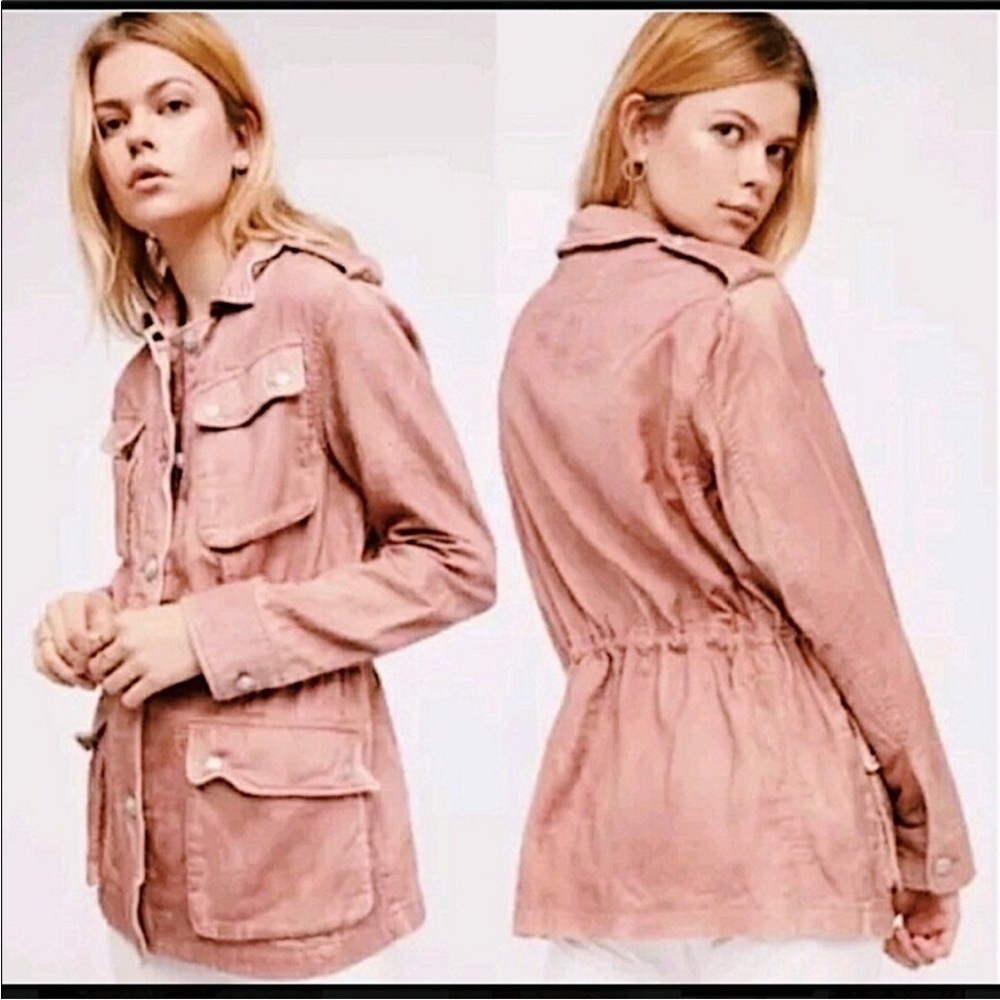 Free People Not Your Brothers Surplus Utility Jacket Size Small - Picture 2 of 11